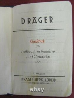 Ww2 Original German Luftschutz Chemical Protection Book Draeger Rare