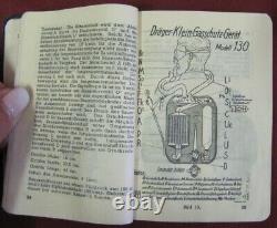 Ww2 Original German Luftschutz Chemical Protection Book Draeger Rare