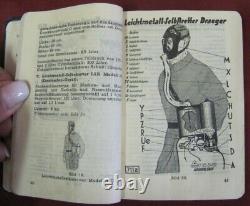 Ww2 Original German Luftschutz Chemical Protection Book Draeger Rare