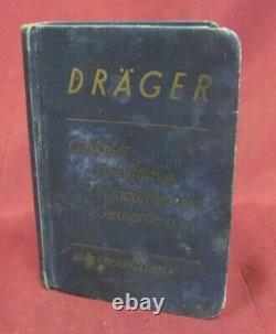 Ww2 Original German Luftschutz Chemical Protection Book Draeger Rare