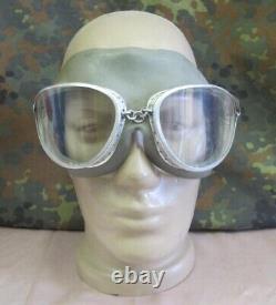 Ww2 Original German Luftwaffe Pilot Goggles Mask Marked Rare