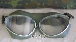 Ww2 Original German Luftwaffe Pilot Goggles Mask Marked Rare