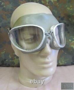 Ww2 Original German Luftwaffe Pilot Goggles Mask Marked Rare