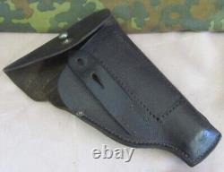 Ww2 Original German Officer Walther Ppk Pebbled Leather Holster