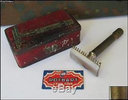 Ww2 Original German Officers Boxed Shaving Set Rotbart