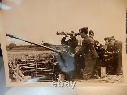 Ww2 Original German Press Photograph 18x 12cm Luftwaffe Light Flak G