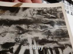 Ww2 Original German Press Photograph 18x 12cm Over Scapa Flow Orkney