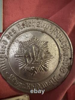 Ww2 Original German RLD Door Plate With Lot Of Random German Documents