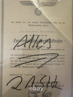 Ww2 Original German RLD Door Plate With Lot Of Random German Documents