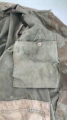 Ww2 Original German Soldier Uniform Splinter Camo Jacket