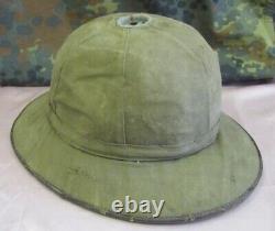 Ww2 Original German Wehrmacht Dak Tropical Pit Helmet