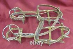 Ww2 Original German Wehrmacht Gebrigsjager Mountain Units Ice Climbing Crampons