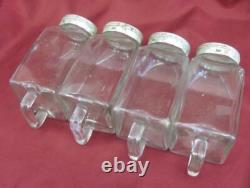 Ww2 Original German Wehrmacht Medical Medicine 4 Glass Bottles D. R. P. Rare