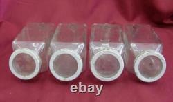 Ww2 Original German Wehrmacht Medical Medicine 4 Glass Bottles D. R. P. Rare