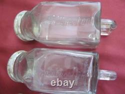 Ww2 Original German Wehrmacht Medical Medicine 4 Glass Bottles D. R. P. Rare