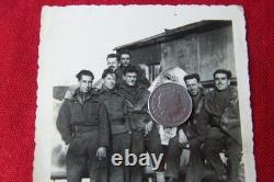 Ww2 Original Photograph British Servicemen Pose With Downed German Arcraft 1944
