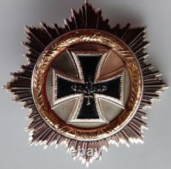 Ww2 Vet German Cross 1957 Medal Badge Award In Case Known Owner Infantery Wh