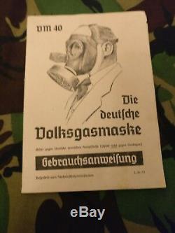 Ww2 german gas mask Mint In Original Box