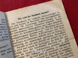 Ww2 german manual for treating russian prisoners from 1941- extremely rare
