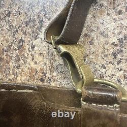 Ww2 german officers leather Belt And Cross Strap Original