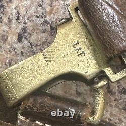 Ww2 german officers leather Belt And Cross Strap Original