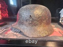 Ww2 original german m40 helmet Normandy