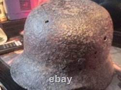 Ww2 original german m40 helmet Normandy