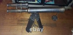 WwII wwI possible Japanese or German telescope with stand collectible antique