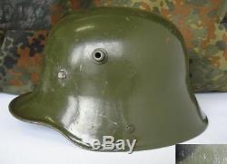 Wwi Wwii Original German M16 Combat Steel Helmet Et64 Rare