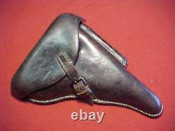 Wwii German Luger Holster Super Clean/serviceable 1941 Dated Estate Item