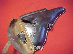 Wwii German Luger Holster Super Clean/serviceable 1941 Dated Estate Item