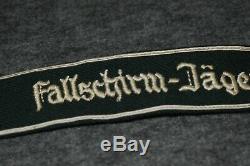 Wwii German (fallschirmjager Regiment 3) Cuff Title Arm Band -1944 Original