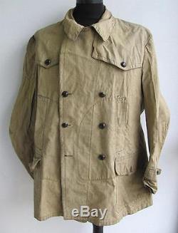 Wwii Original German Ally Mountain Troops Canvas Jacket V. Rare