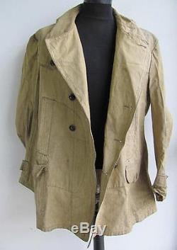 Wwii Original German Ally Mountain Troops Canvas Jacket V. Rare