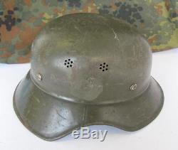 Wwii Original German Luftshultz Gladiator Helmet Marked