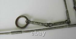 Wwii Original German Luftwaffe Bomb Hatch Control Metal Chain Cord Rare