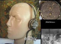 Wwii Original German Radio Headphones Siemens Drgm