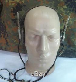 Wwii Original German Radio Headphones Siemens Drgm