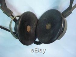 Wwii Original German Radio Headphones Siemens Drgm