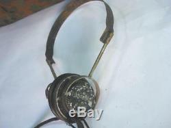 Wwii Original German Radio Headphones Siemens Drgm