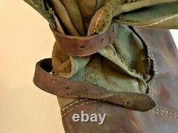 Wwii Ww2 German Winter Triple Buckle Ski Boots Snow Overshoes. Orig