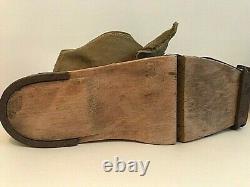 Wwii Ww2 German Winter Triple Buckle Ski Boots Snow Overshoes. Orig