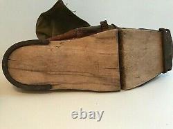 Wwii Ww2 German Winter Triple Buckle Ski Boots Snow Overshoes. Orig